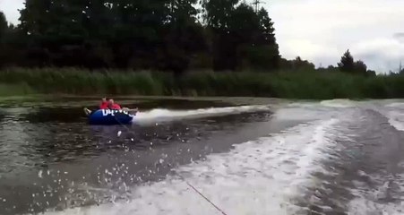 Перевернулись на плюшке! Смотреть всем