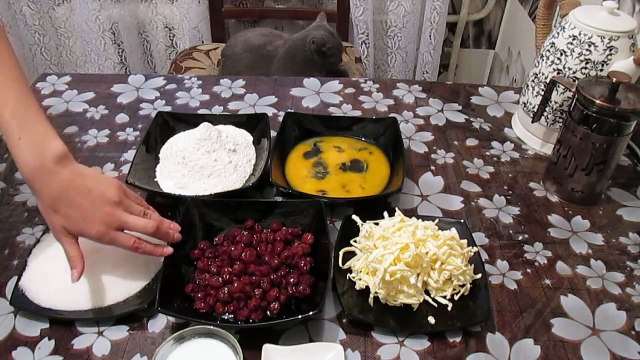 пирог с вишней #Рецепты SMARTKoK