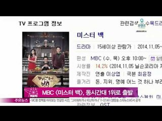 [Y-STAR]  A Drama "Mr. Back" gets a high viewer ratings. (MBC [미스터 백], 첫 방송부터 동시간대 1위)