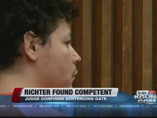 Judge finds Richter competent to continue with sentencing