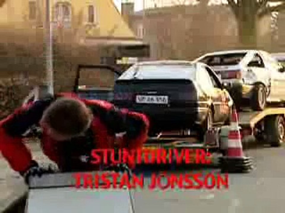 Celebrity World Record Attempt Two Wheeled Driving Stunt