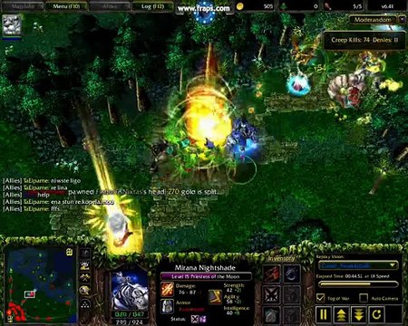 DotA ArenA - Mirana vs Pudge (dota allstars)