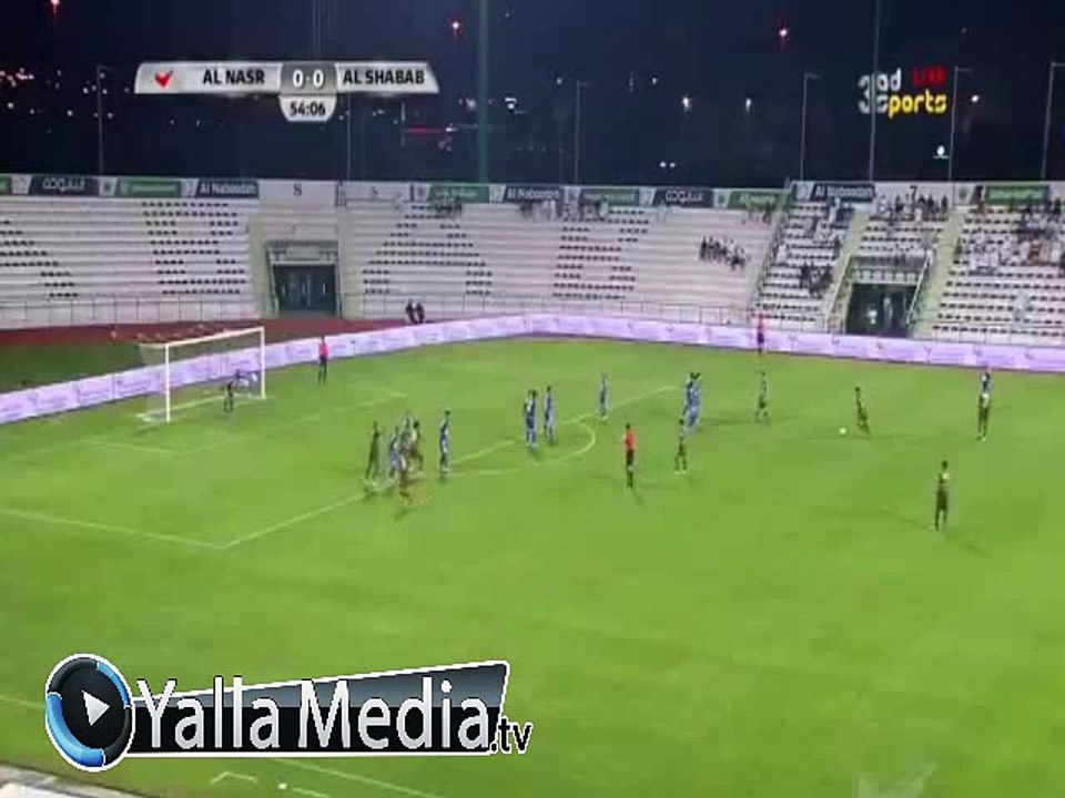 هدف مباراة ( الشباب 1-0 النصر ) الدورى الاماراتى