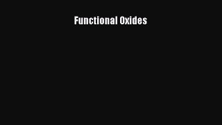 Download Functional Oxides PDF Free