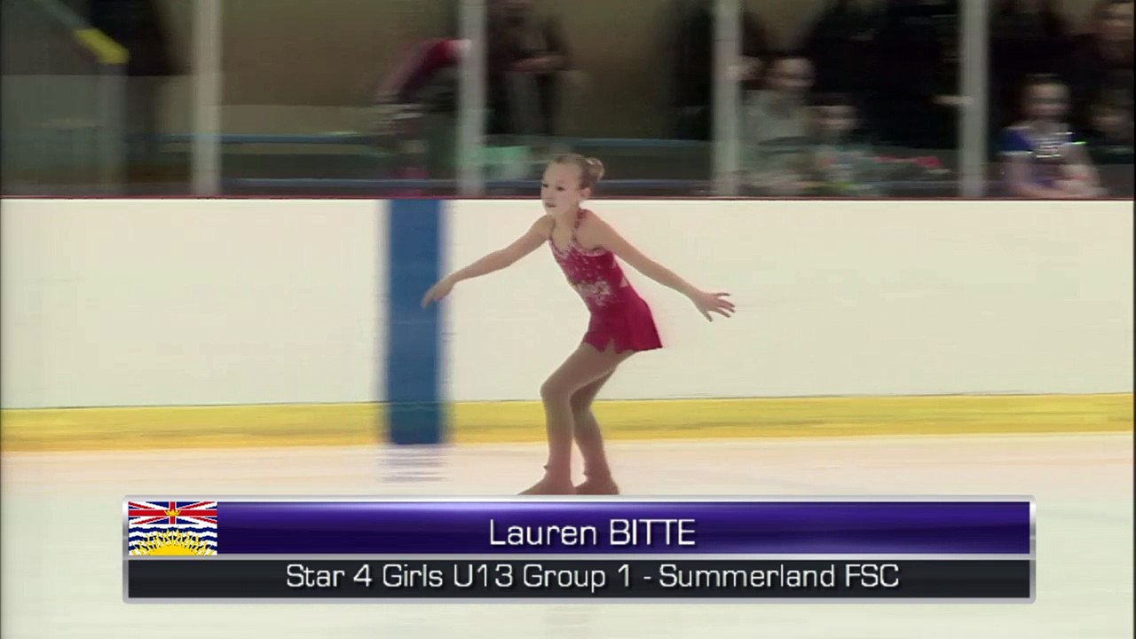Lauren Bitte - Star4 U13 Gr1 - StarSkate Final 2016