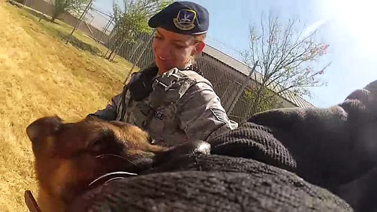 Dog, Handler Share Unbreakable Bond