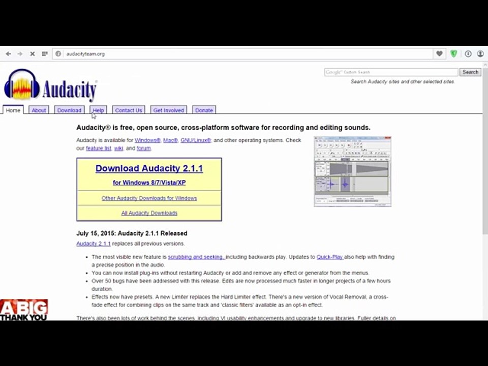102 Downloading Audacity - Video And Audio Editing Course