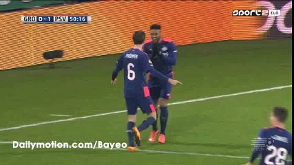 Davy Propper Goal HD - Groningen 0-2 PSV - 05-03-2016