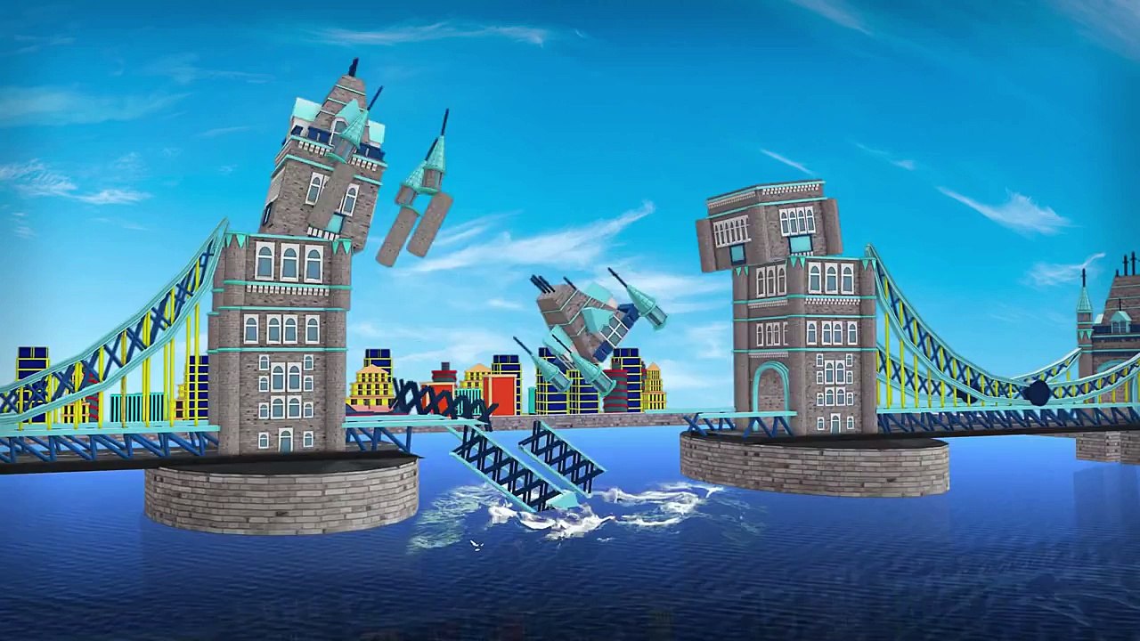 London Bridge is Falling Down English Nursery Rhyme 3D Animation Rhyme for Kids