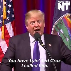 Trump Misspells His Own Nickname For Ted Cruz