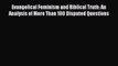 Read Evangelical Feminism and Biblical Truth: An Analysis of More Than 100 Disputed Questions