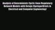 Read Analysis of Deterministic Cyclic Gene Regulatory Network Models with Delays (SpringerBriefs