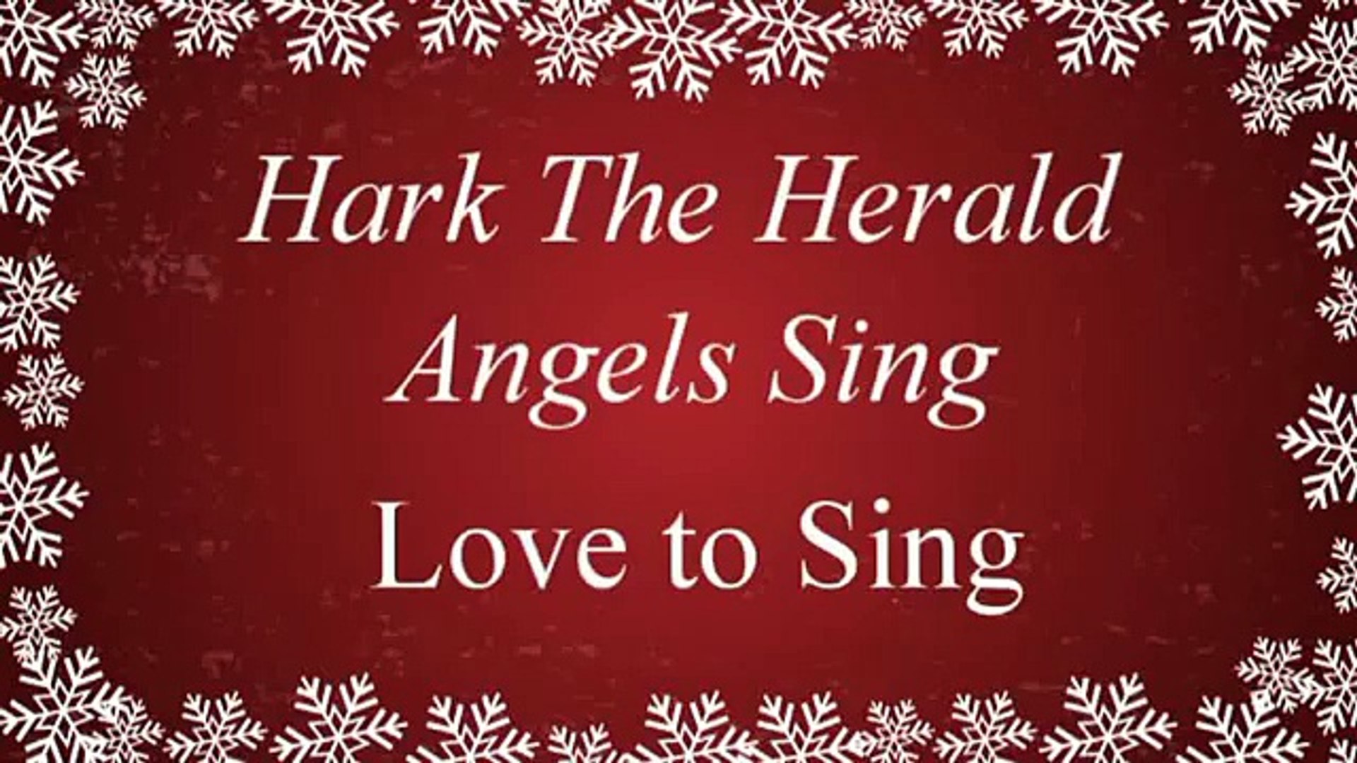⁣Hark the Herald Angels Sing with Lyrics Christmas Carol Sung by Childrens Choir