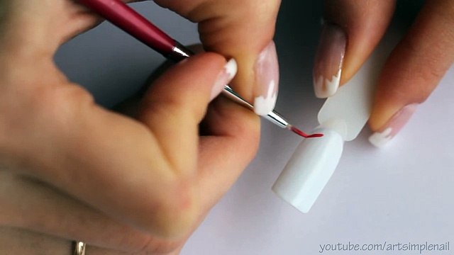 Гель лак- Дизайн Рукавички. Зимний маникюр. Новогодний дизайн ногтей