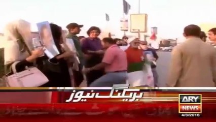 Rally By MQM Against Altaf Hussain Blames