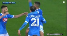 Vlad Chiriches Goal Napoli 2 - 1 Chievo Serie A 5-3-2016