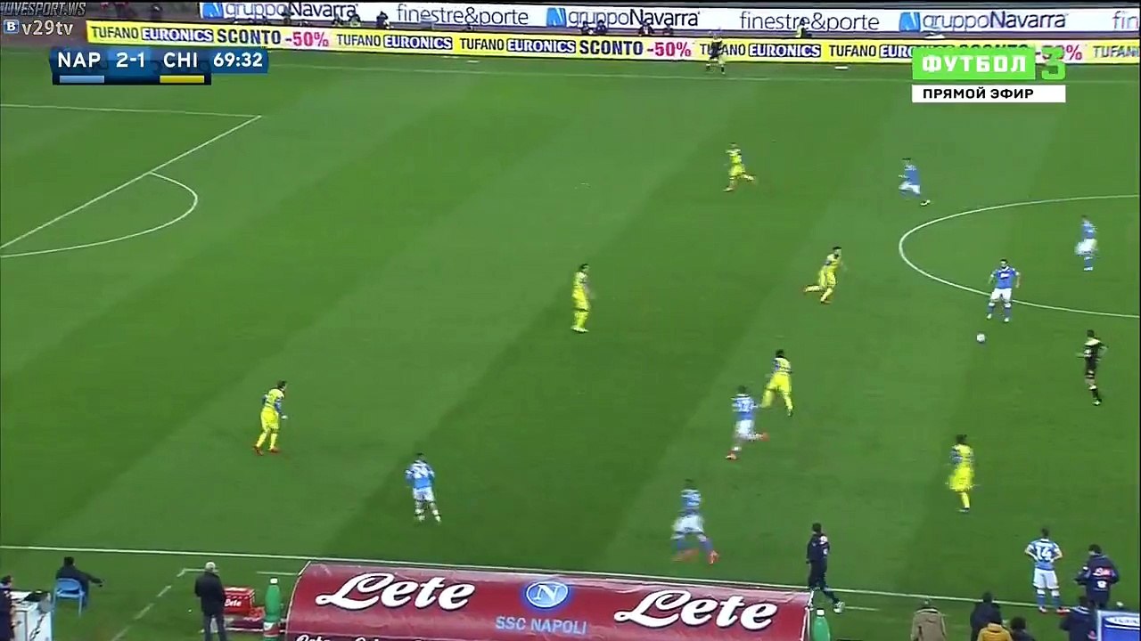 3-1 José Callejón - SSC Napoli v. AC Chievo Verona 05.03.2016 HD