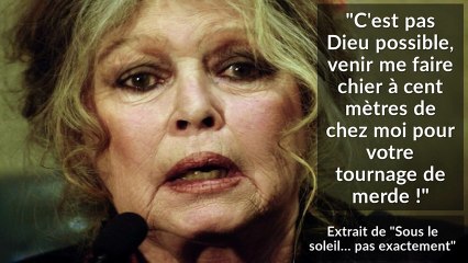 Quand Brigitte Bardot tente à deux reprises de renverser un acteur