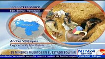 Exgobernador Andrés Velásquez sobre masacre de 28 mineros en Bolívar: “No es la primera vez que esto ocurre”