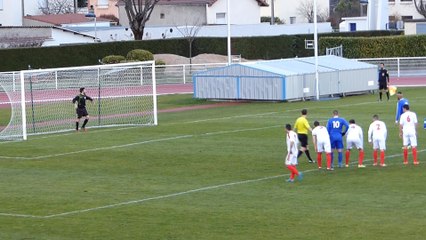 Pénalty transformé par Jonathan Salomon  pour notre premier match retour à domicile UGA LYON-DECINES - OYONNAX PVFC  1 - 1