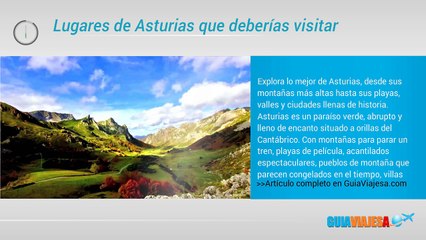 10 lugares para visitar en Asturias