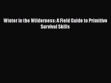Read Winter in the Wilderness: A Field Guide to Primitive Survival Skills PDF Online