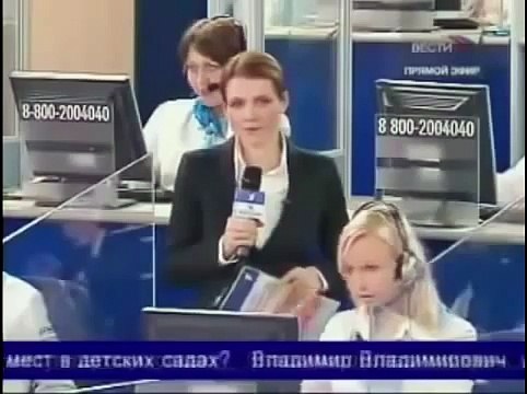 Бабка матершинница звонит Путину на прямой эфир