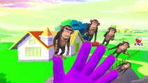 Lion, King Kong, Dinosaurs And Other Animals Cartoons Singing Finger Family Children Nurse