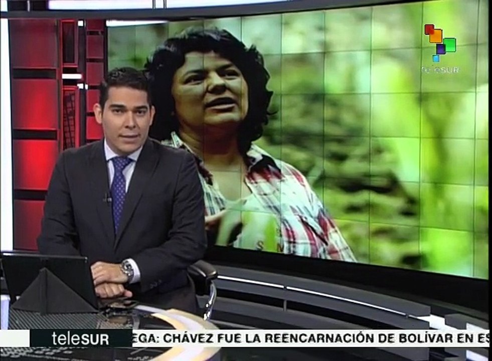 Hondureños marchan para exigir justicia para Berta Cáceres