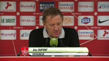 Réaction d'Alex Dupont après Stade Brestois 29 - US Créteil-Lusitanos
