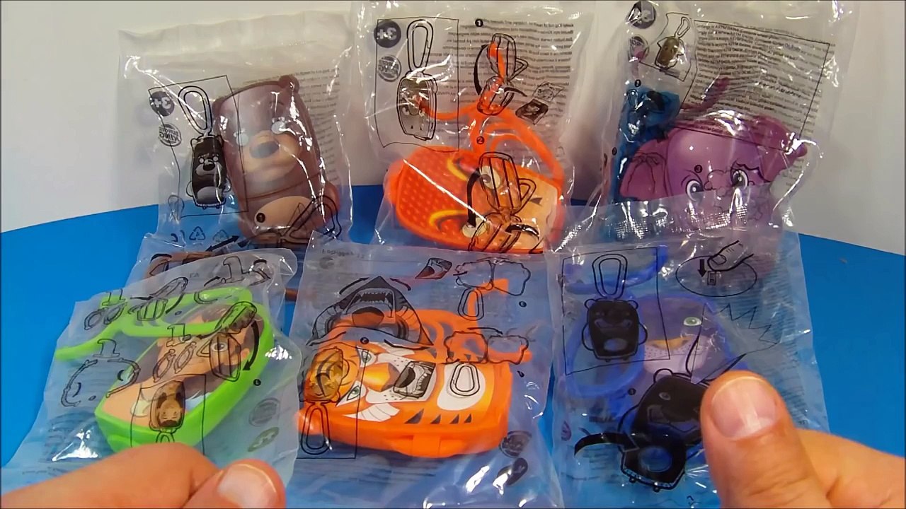 2013 DISNEYS JUNGLE BOOK SET OF 6 BURGER KING MOVIE TOYS VIDEO REVIEW