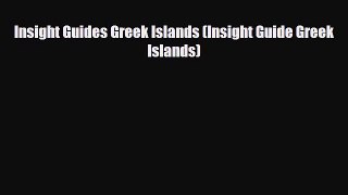 Download Insight Guides Greek Islands (Insight Guide Greek Islands) PDF Book Free