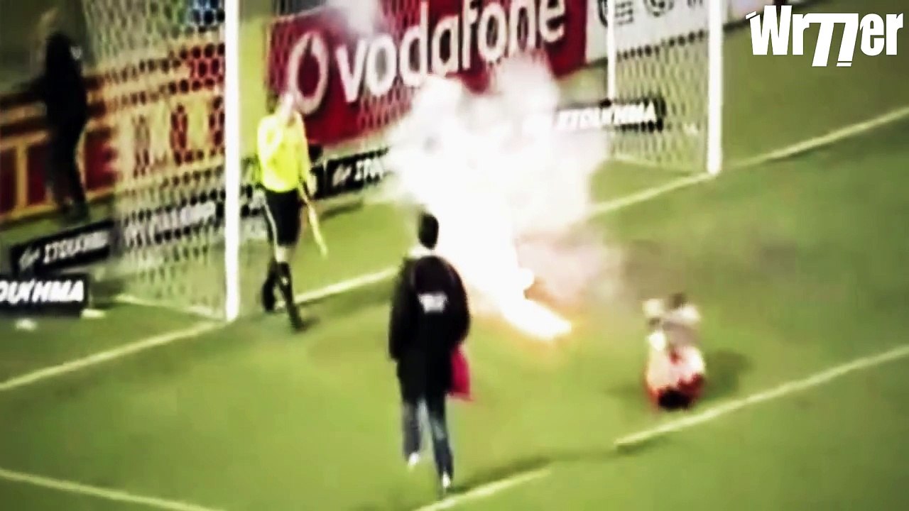 Throwing Fireworks At Players