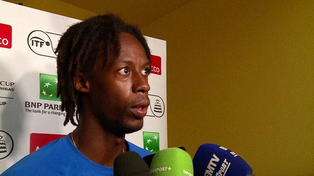Coupe Davis 2016 - Gaël Monfils : Ce qui a changé avec Noah ? C'est à vous les journalistes de me dire non !