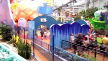 SpongeBob SquarePants Rock Bottom Plunge Front Seat on-ride HD POV Nickelodeon Universe