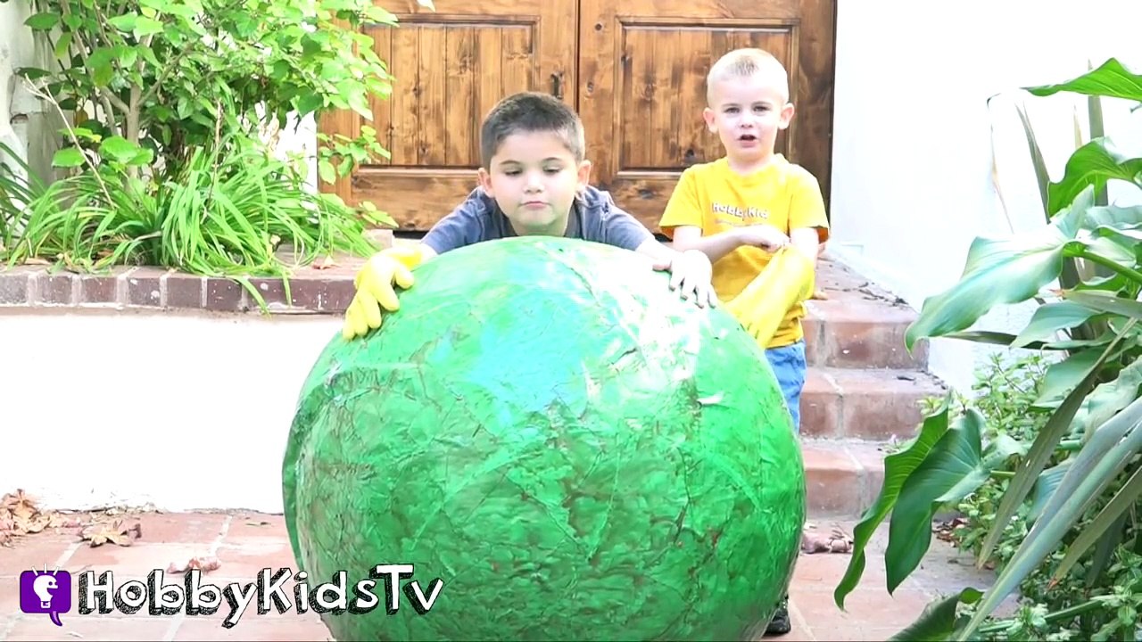 Biggest Booger Ball! Toxic Slime Egg + Prank. Sour Candy n Smashing Farts by HobbyKidsTV