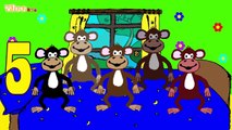 Cinque scimmiette Canzone per bambini Yleekids