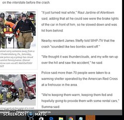 I-78 PILEUP 3 FATALITIES, 40 SENT TO HOSPITALS, --30 WINDCHILLS (News World)