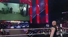 An injured Dean Ambrose retaliates against Brock Lesnar  Raw, February 22, 2016 (1)
