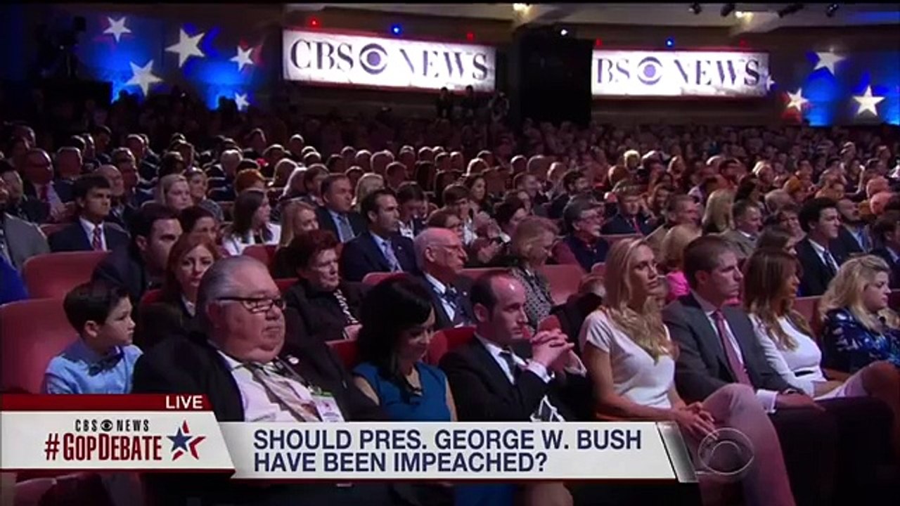 ‪GOP Debate, Bush: While Trump was building a reality TV show, my brother was keeping (News World)