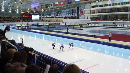 ЧМ по Конькобежному спорту 2016 в Коломне, Командная гонка, женщины, старт сборной России
