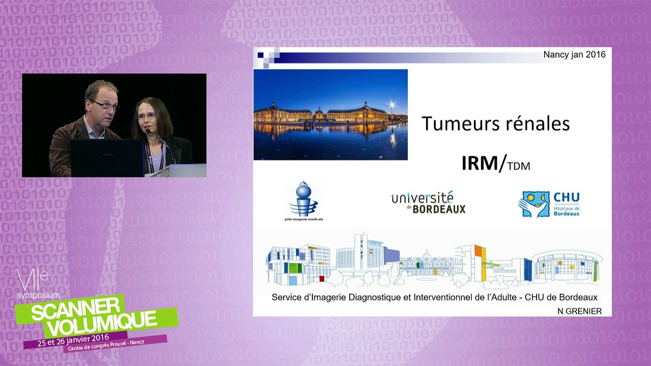 Tumeurs rénales : match scanner vs IRM -Cutting Edge in the abdomen