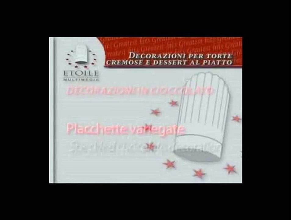 Decorazioni in Cioccolato - Placchette Variegate CD9