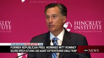 Mitt Romney: Trump A con man, a fake , Romney speaks out against Donald Trump (full spee