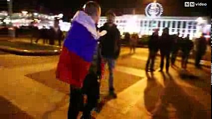 Русский провокатор в Минске убежал - только пятки сверкают