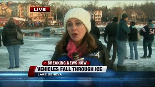 Ice Swallows Cars at Lake Geneva's Winterfest