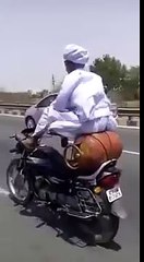 Old Man Bike Stunt  Funny Video