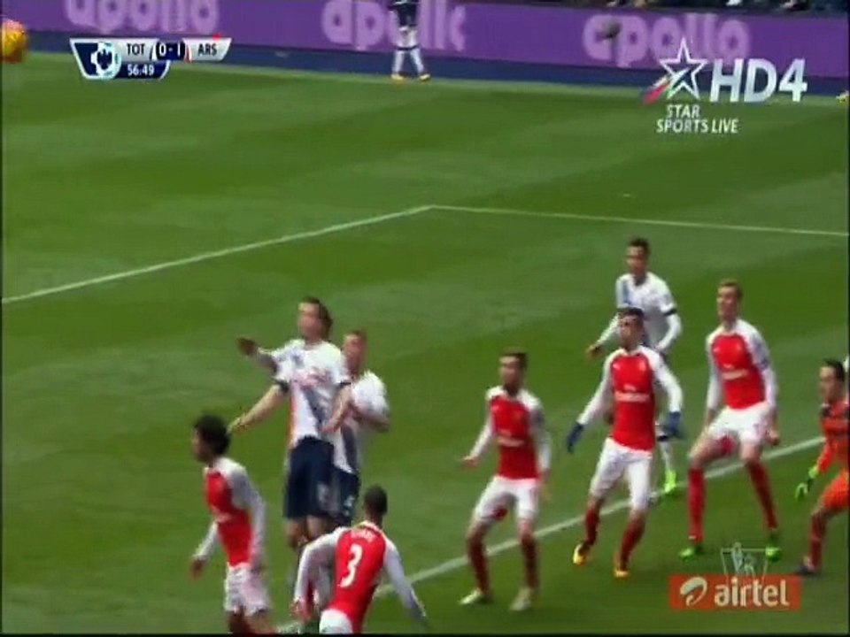 Harry Kane Great Chance Brilliant Save by David Ospina | Tottenham Hotspur 1-1 Arsenal - 05.03.2016