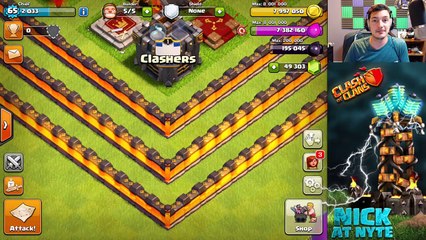 Clash of Clans New LAVA Level 11 Walls  Bye Bye Blue!