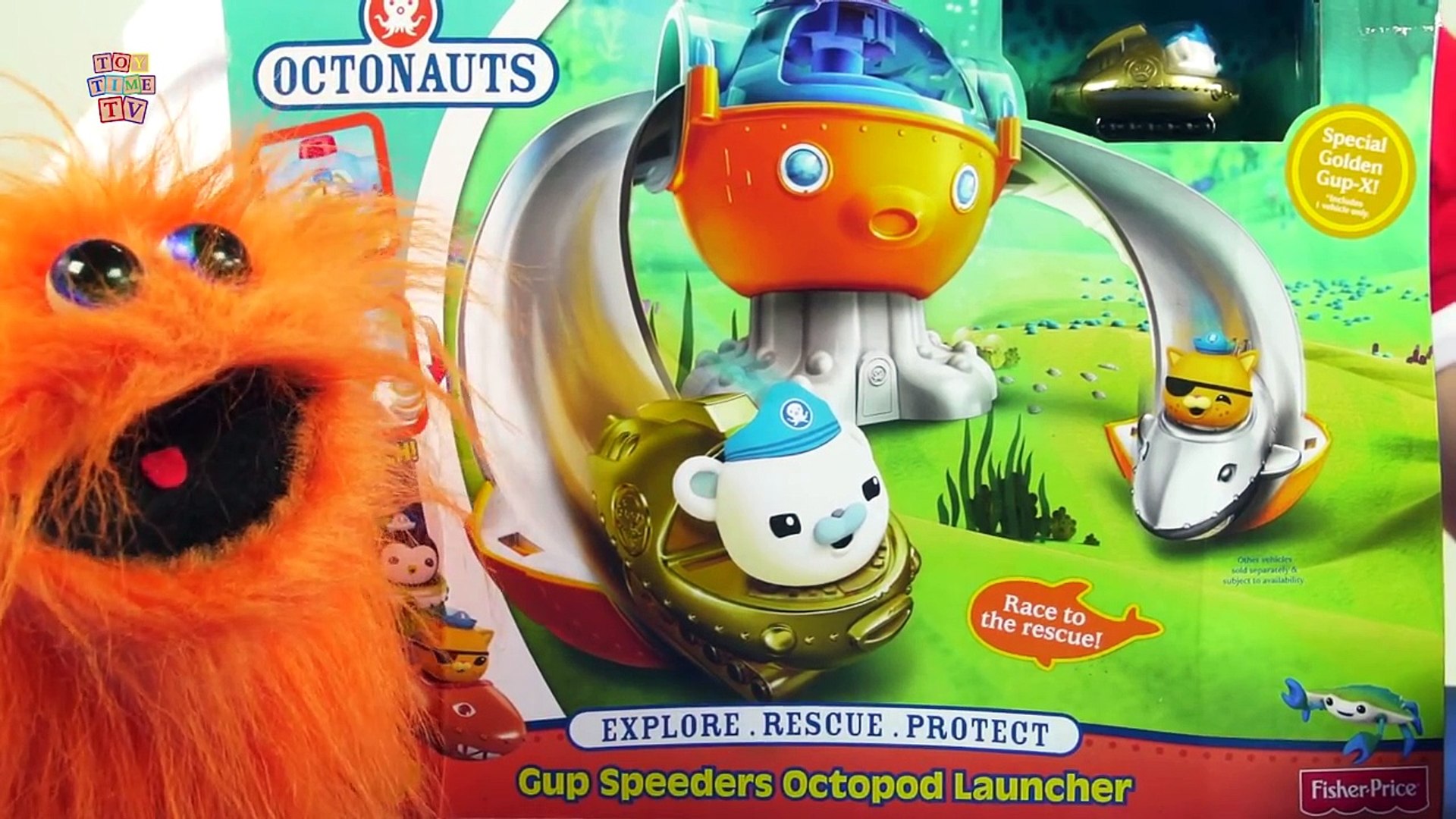 The Octonauts Gup Speeders Octopod Launcher Toy Playset [Fisher Price] -  video Dailymotion